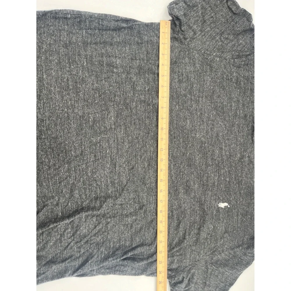 Polo Ralph Lauren Mens XXL Classic Fit V-Neck T-Shirt Charcoal Gray Heather Pony